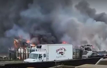 A fire at Special K Fisheries