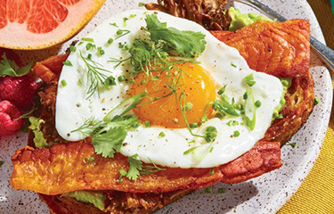 Secret Island coho salmon bacon and hot-smoked salmon.