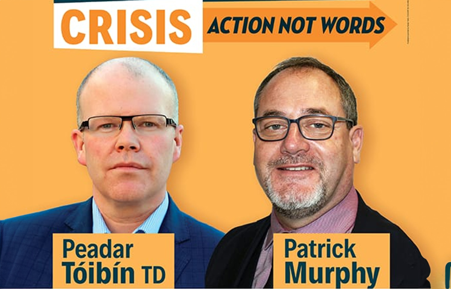 Two members of Ireland's Teachta Dala party