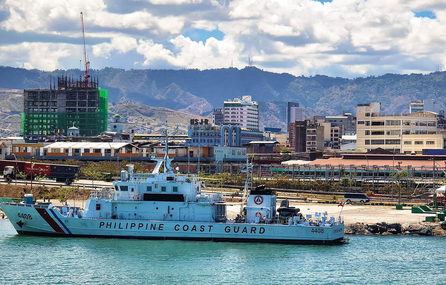 A Philippines Coast Guard vessel