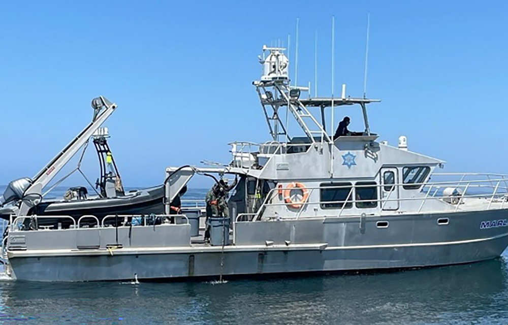 A CDFW vessel