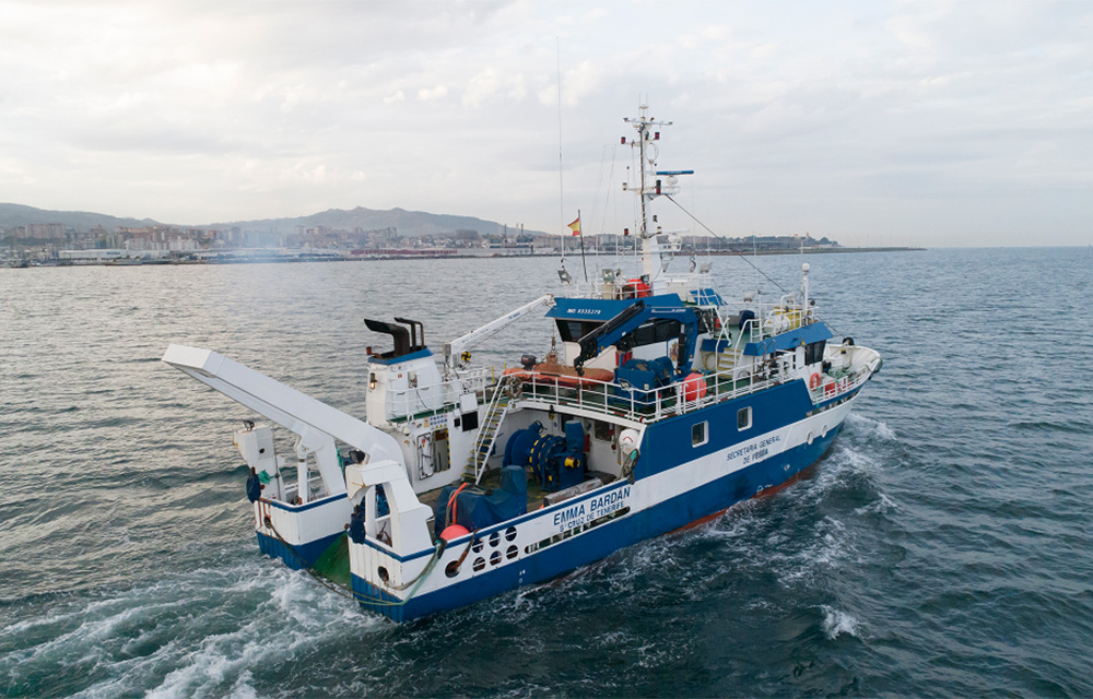 A Spanish research vessel