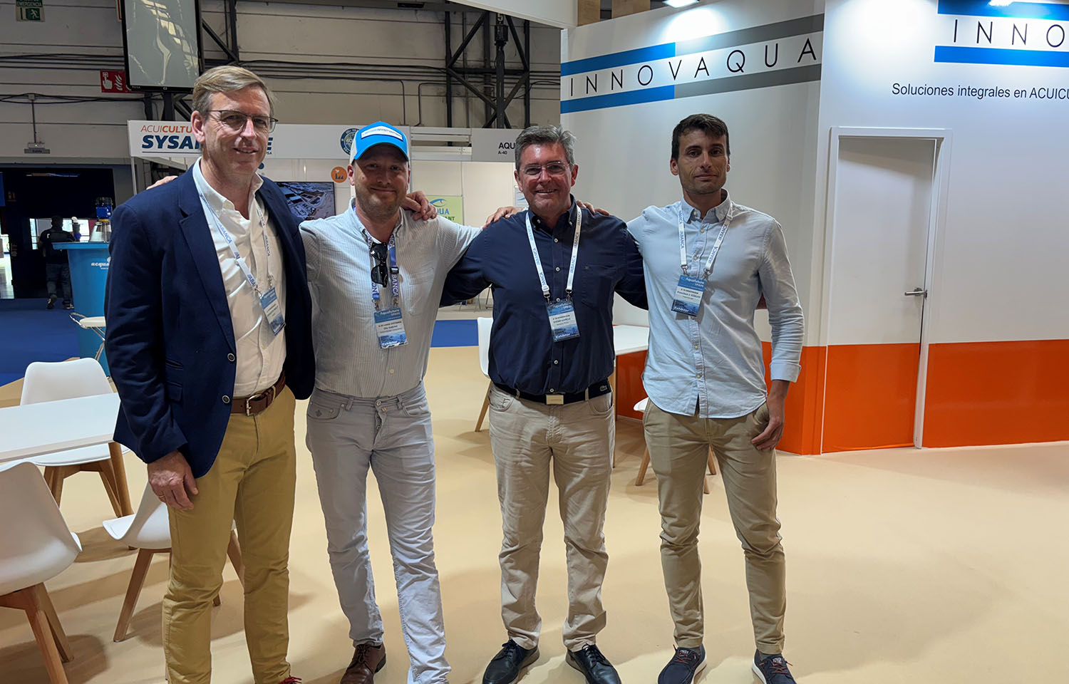 Staff members of Innovaqua and Lakesystemer