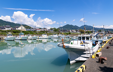 A harbor in Japan.