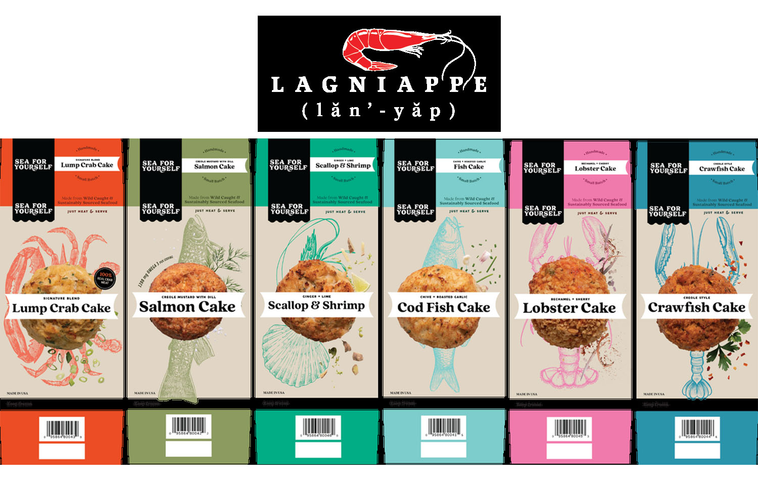 An array of Lagniappe Foods' retail products