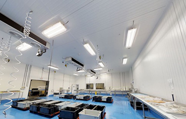 The New England Fish & Lobster facility in Stuart, Florida.