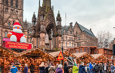 Manchester holiday display