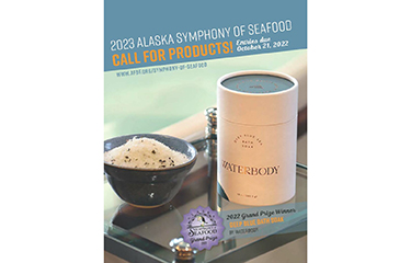 A promotional image for the 2023 Alaska Symphony of Seafood