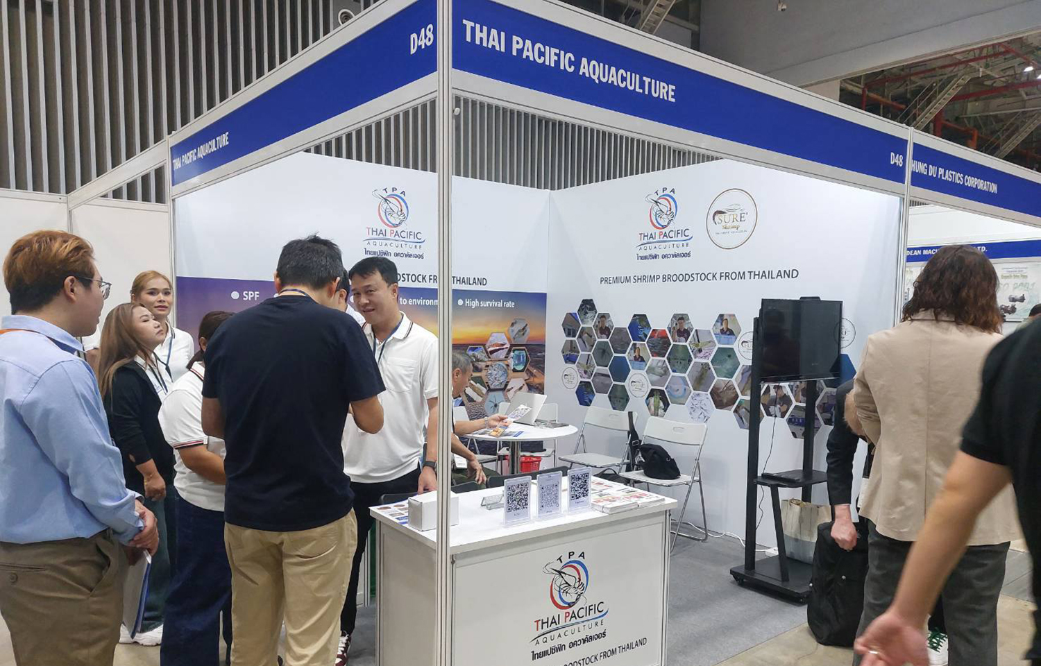 Thai Pacific Aquaculture's booth at the 2026 VietShrimp Asia and Aquaculture Vietnam show