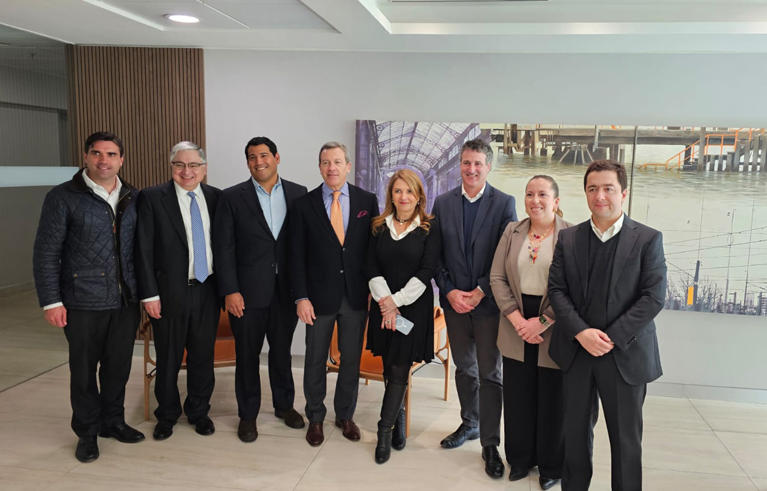 Camanchaca reps after the signing of the refinancing agreement