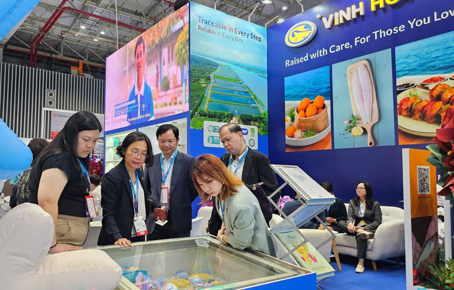 Vinh Hoan's booth at the 2026 Vietfish Expo