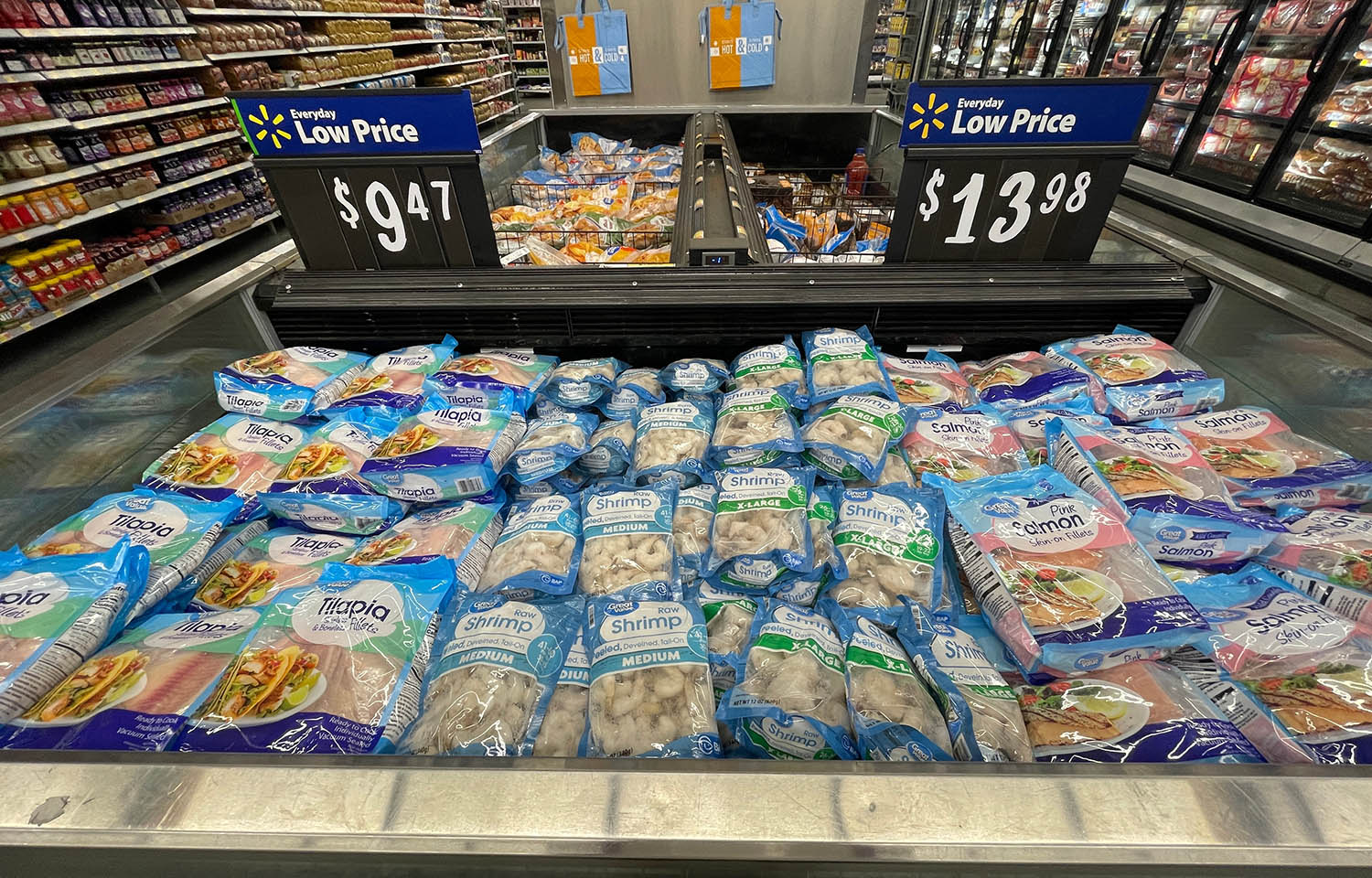 frozen shrimp at Walmart