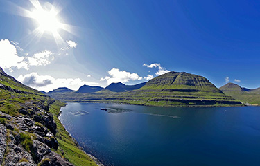 A Bakkafrost salmon farm in the Faroe Islands.