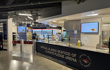 The Bristol Bay Wild Market at the Climate Pledge Arena in Seattle