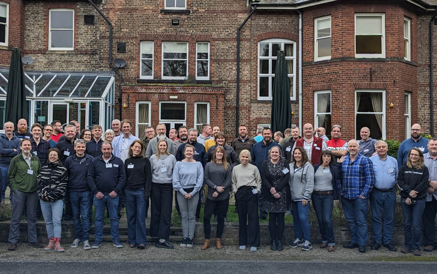 Attendees at The Fishing Porthole’s Yorkshire event