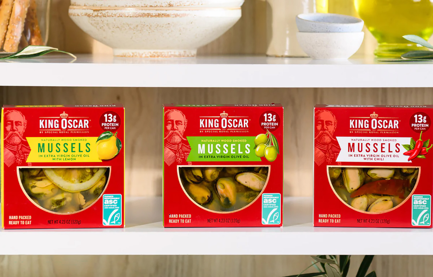 King Oscar's new mussel products