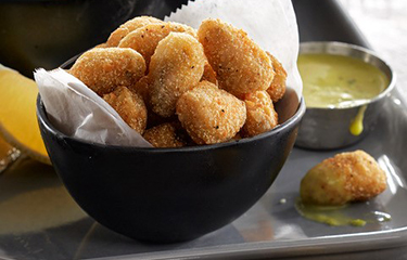US Foods' breaded popcorn mussels.