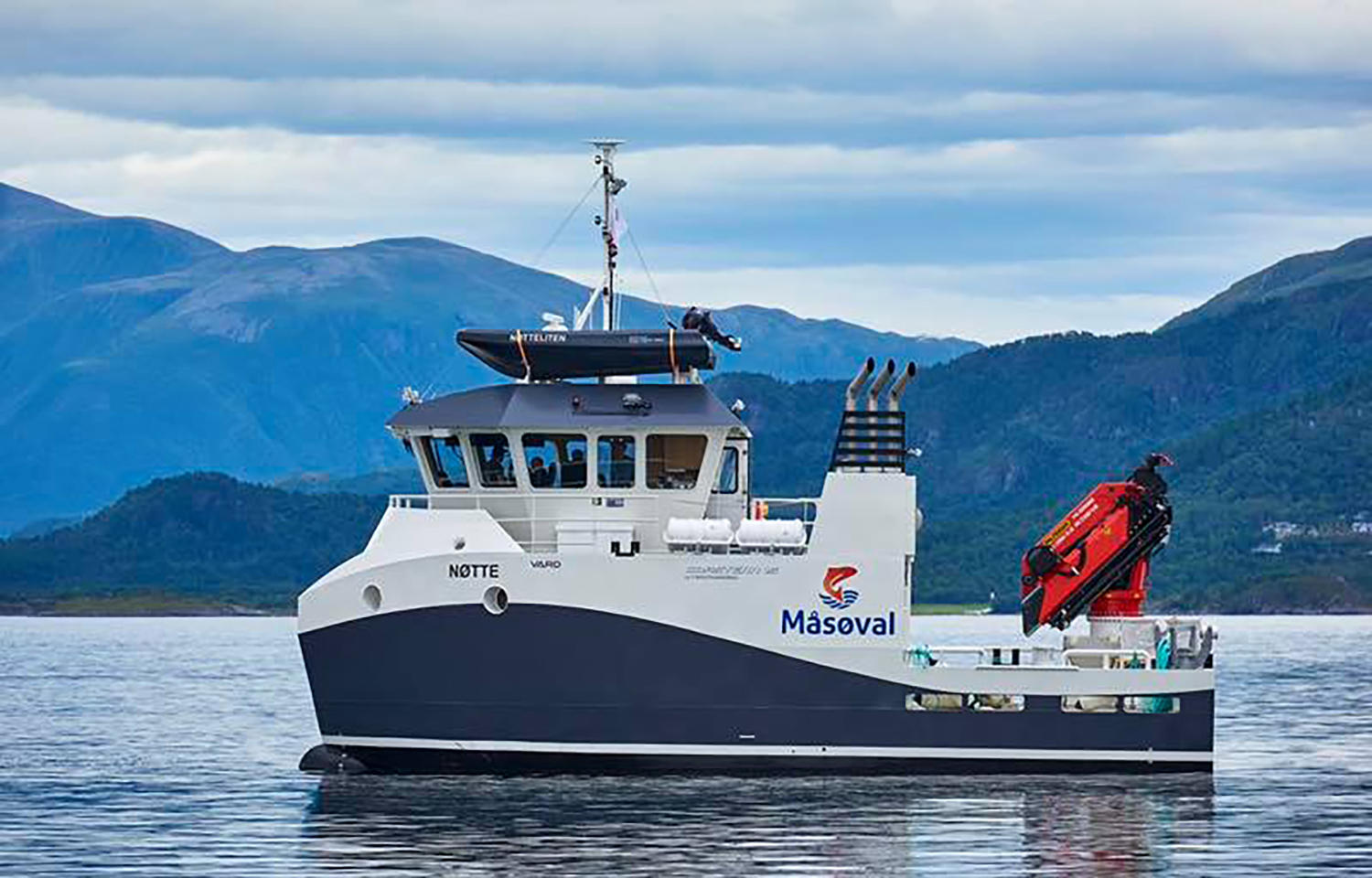 A Måsøval vessel on the water in Norway
