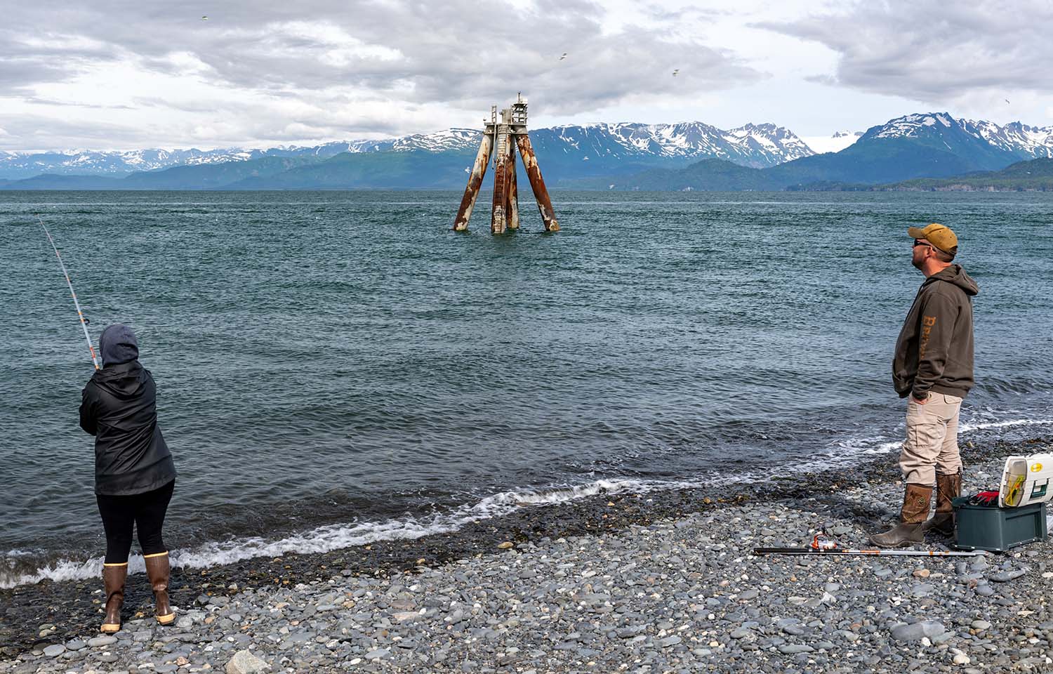 Fishermen in Homer, Alaska
