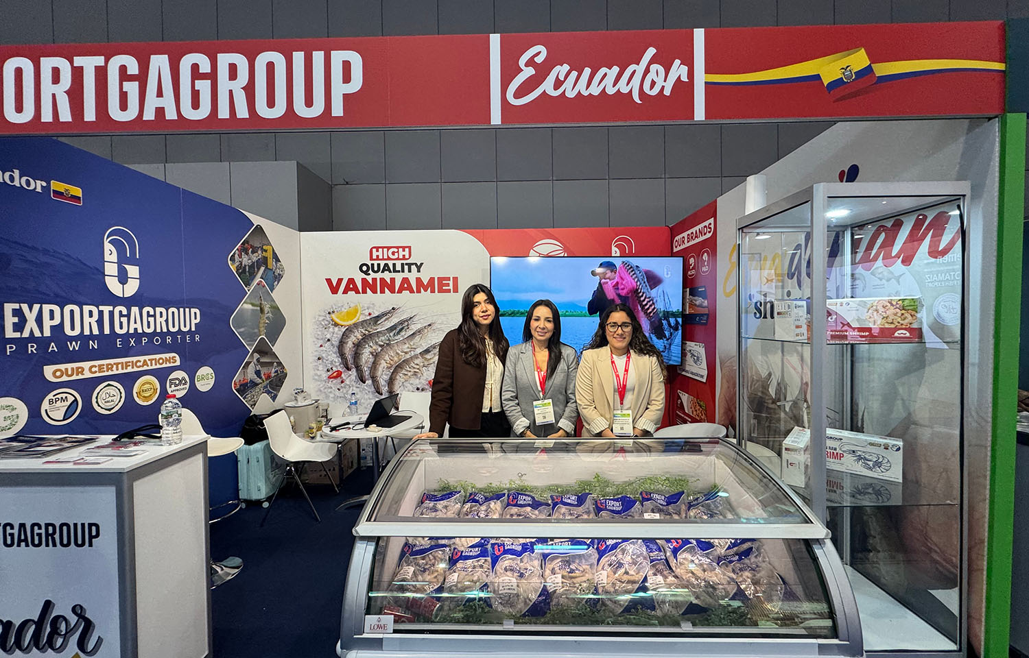 ExportGaGroup ramps up shrimp export push at SEG, targeting South America, Middle East, and beyond
