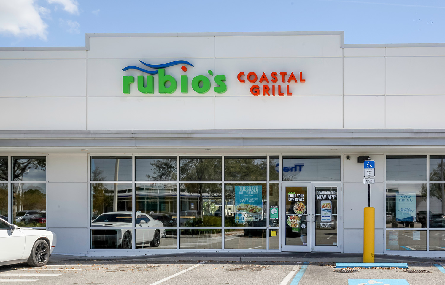 A now-closed Rubio's Coastal Grill restaurant in Tampa, Florida, U.S.A.