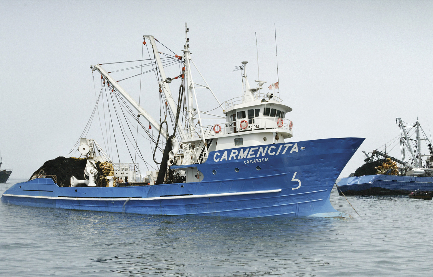 Peruvian fishing boats
