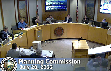 A meeting of the Humboldt County Planning Commission.