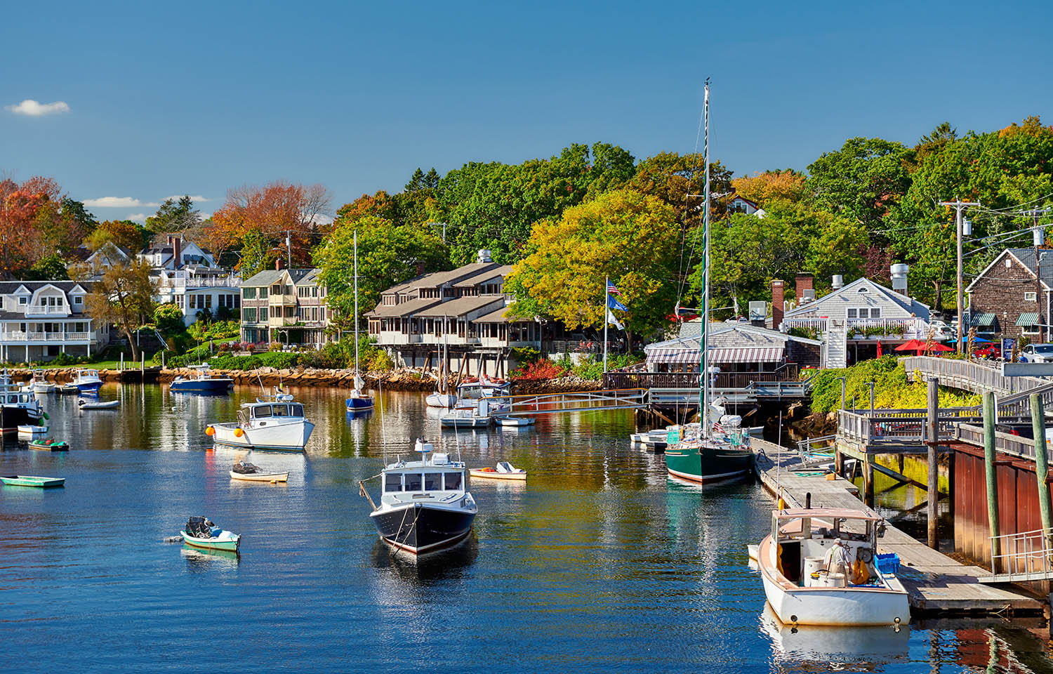 A photo of a Portsmouth fishing harbor