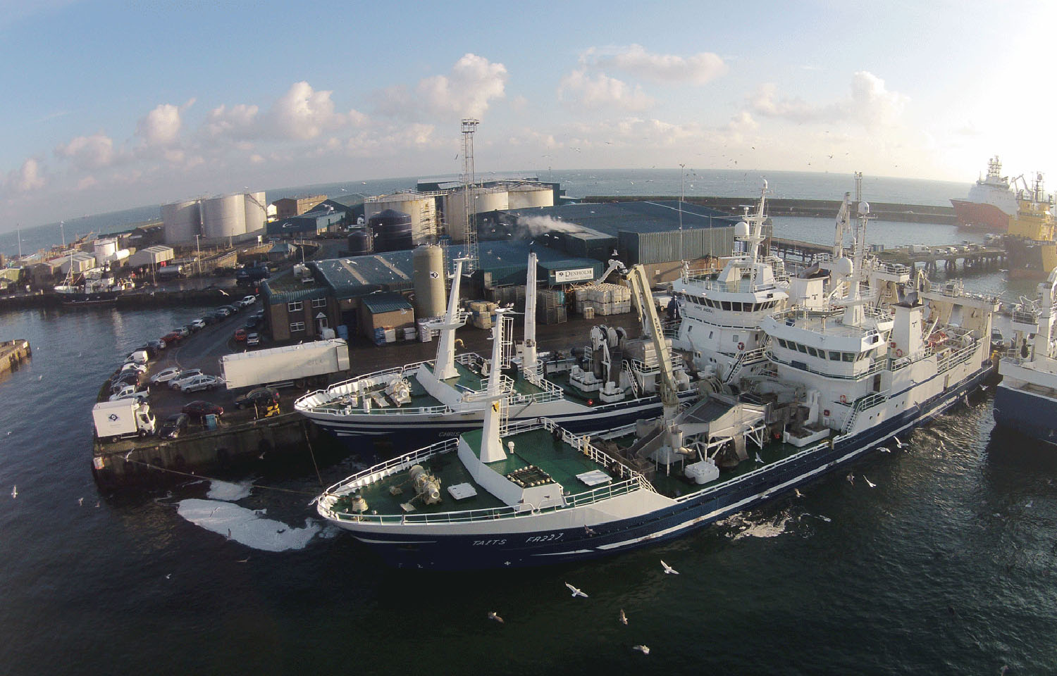 Denholm Seafoods' processing facilities in Peterhead, Scotland