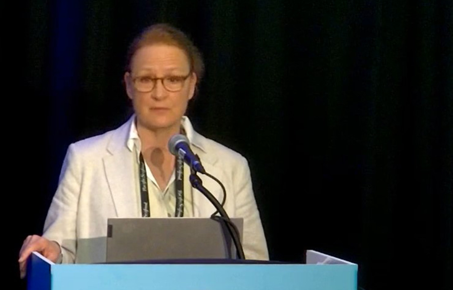 The Pew Charitable Trusts Manager Katherine Hanly speaking during the SENA Panel: The Deadliest Profession: What Can the Market Do to Reduce Sky-High Mortality in Fishing?