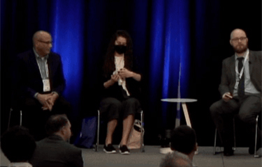 "The Rise of Cell-Cultured Seafood" panelists.