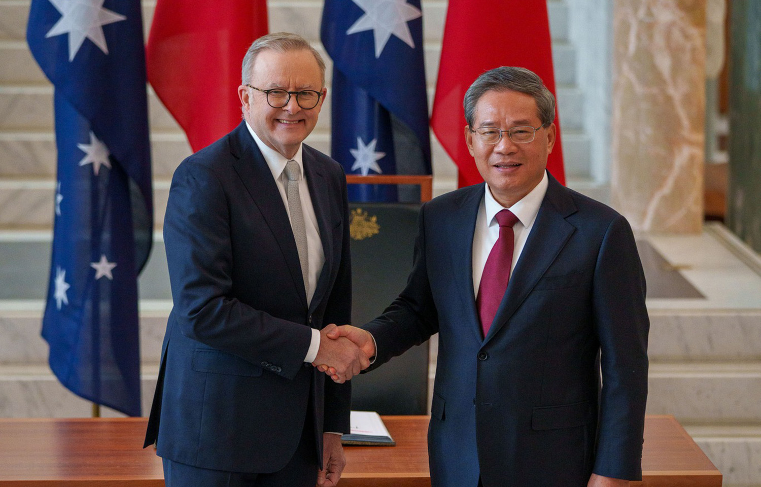 Australia Prime Minister Anthony Albanese and China Premier Li Qiang met on 18 June in Australia