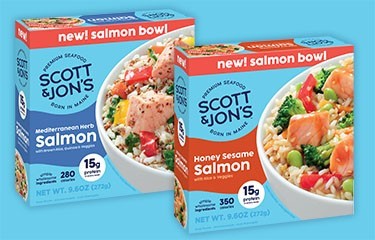 The new salmon line introduced by Scott and Jon's.