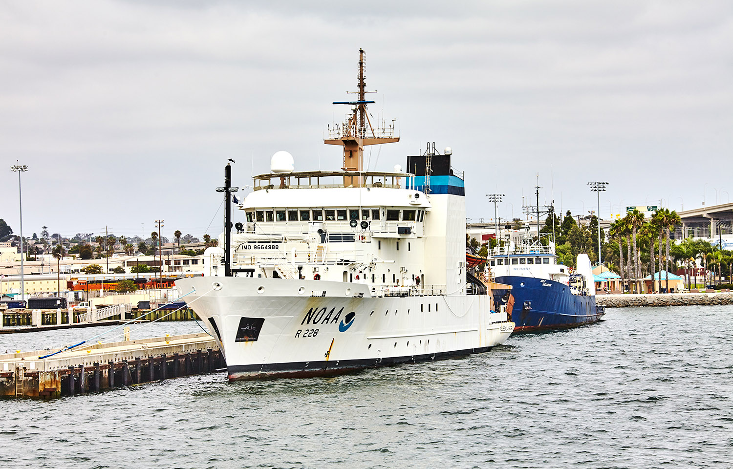 A NOAA research vessel