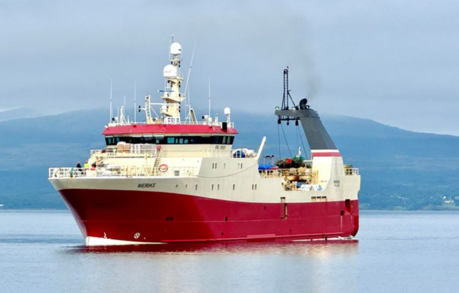 An Estonian fishing vessel