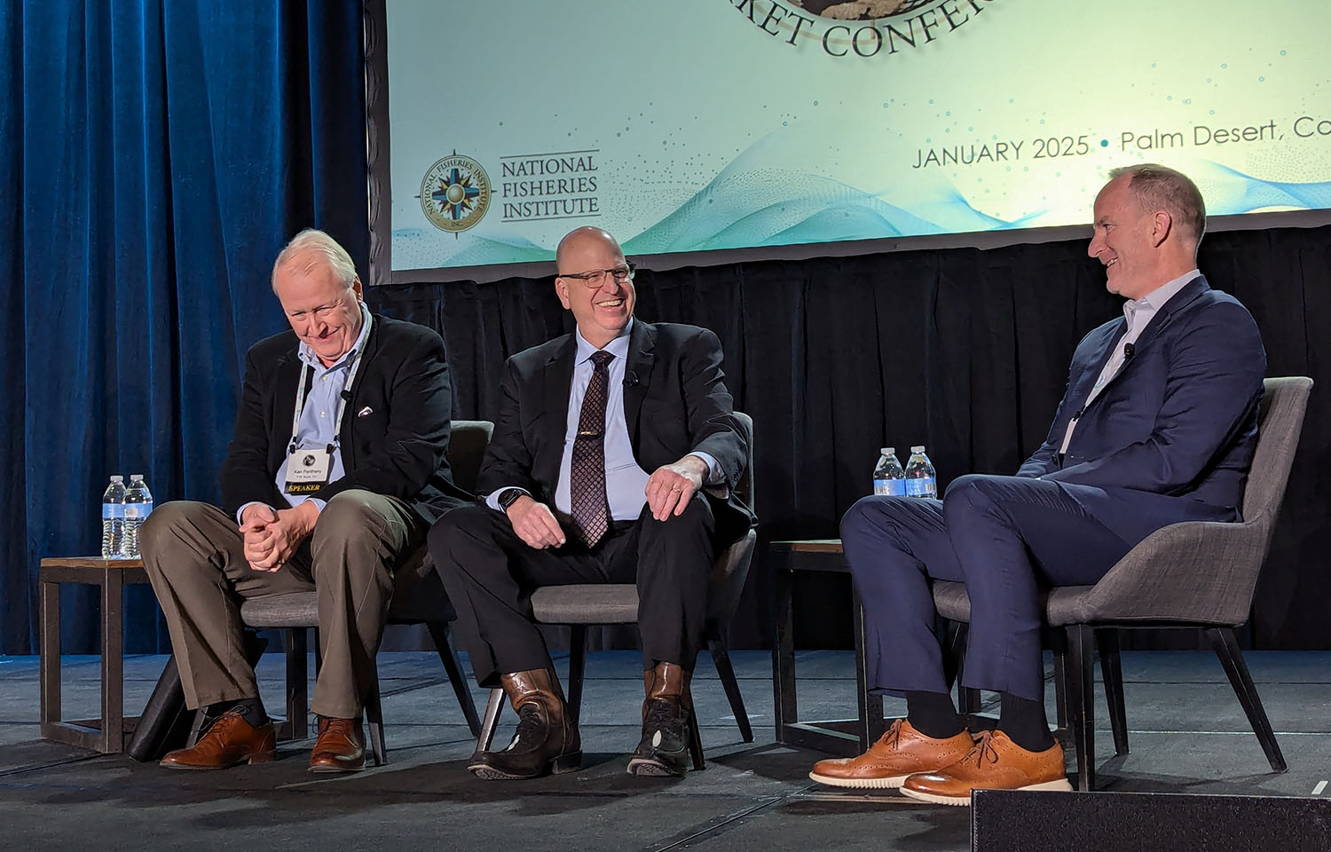 A panel of experts at the 2025 Global Seafood Market Conference