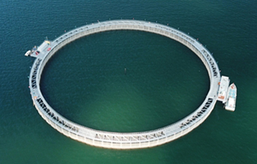 A Shandong Marine Group aquaculture platform