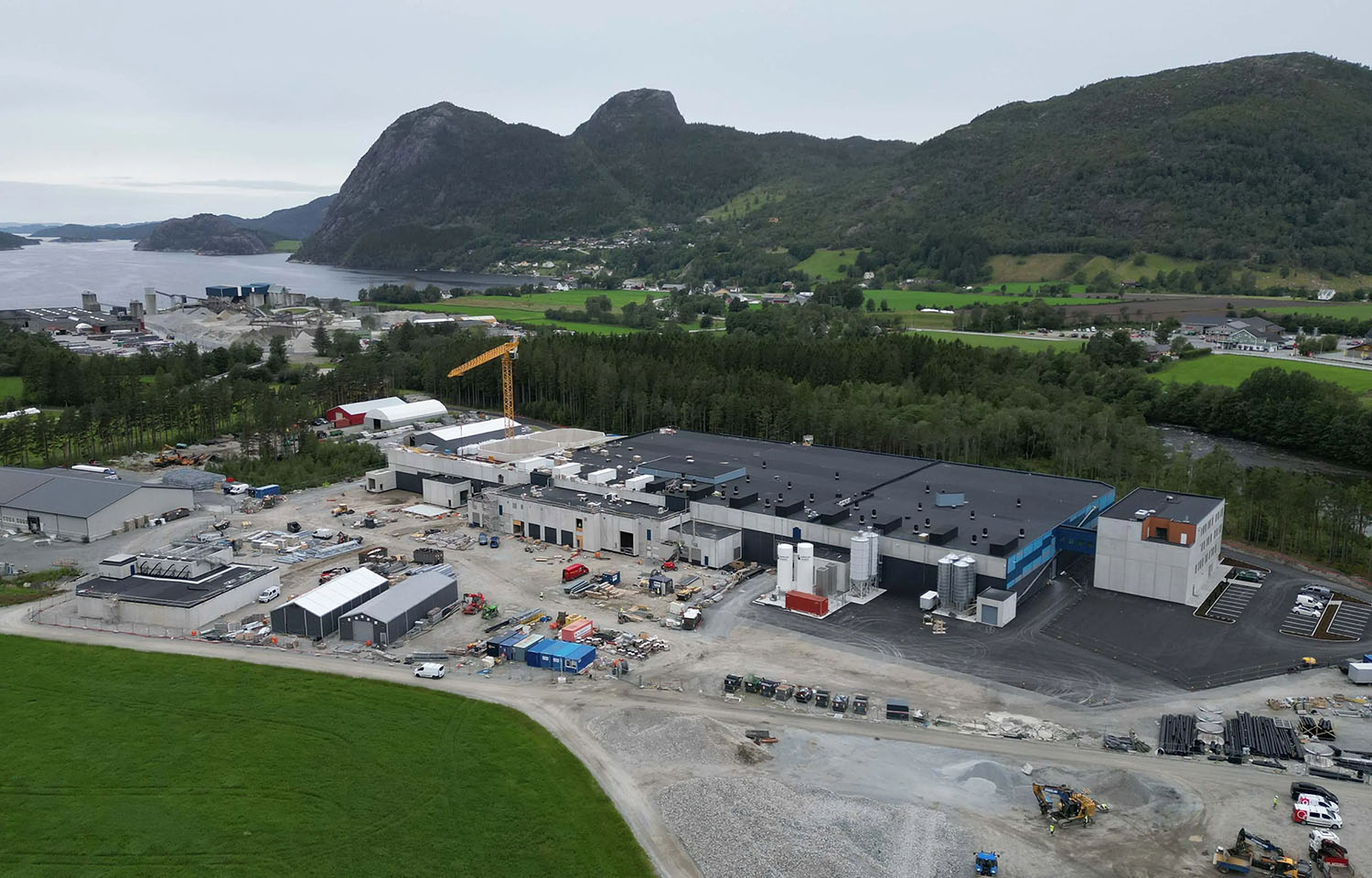 Årdal Aqua’s post-smolt facility in Årdal, Norway