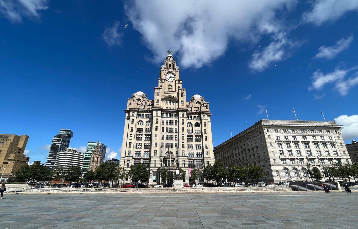 The Royal Liver Building in Liverpool