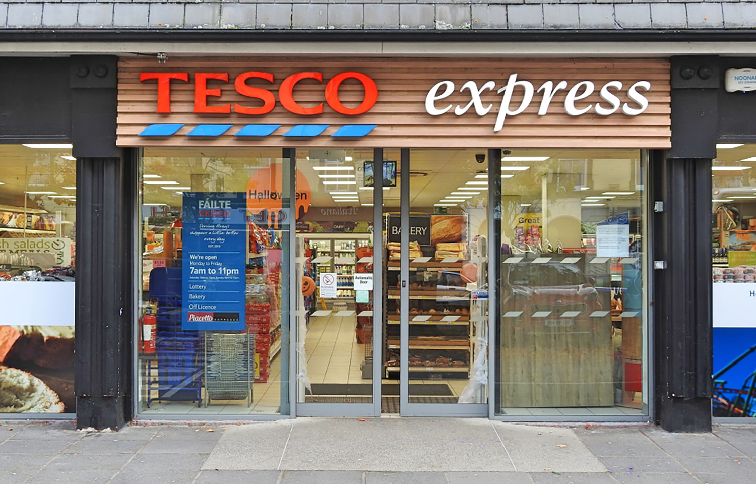 A Tesco Express store in Ireland