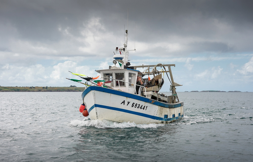 A fishing vessel in France
