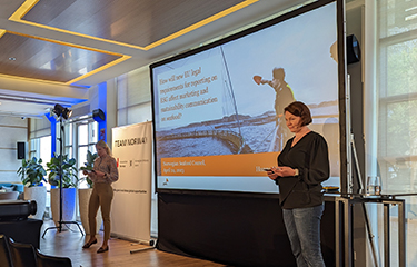 PwC Partner Hanne Johansen and PwC Norway Director of Strategy and Sustainability Inki Brown