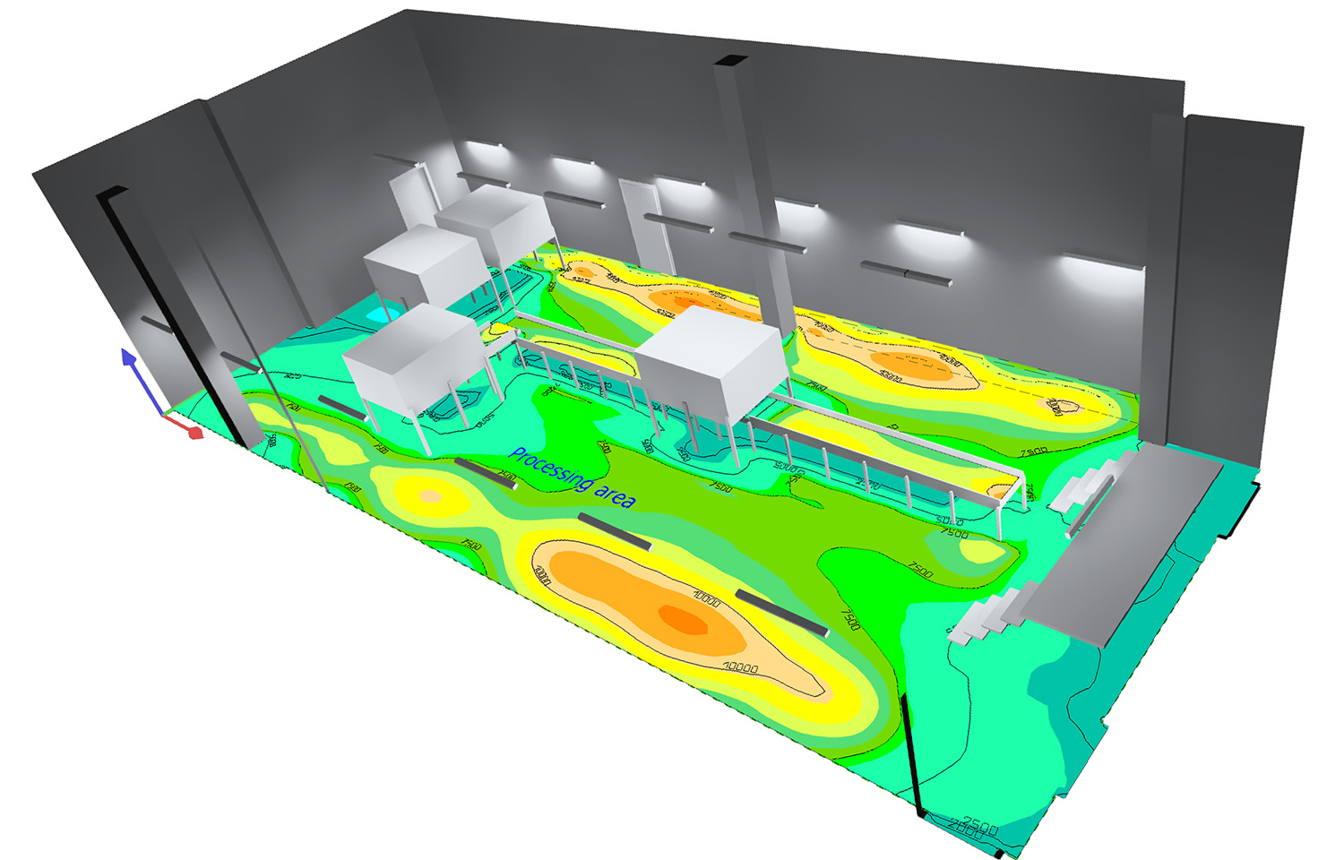 Spectral Blue showcasing its antimicrobial blue light tech at Seafood Expo Global
