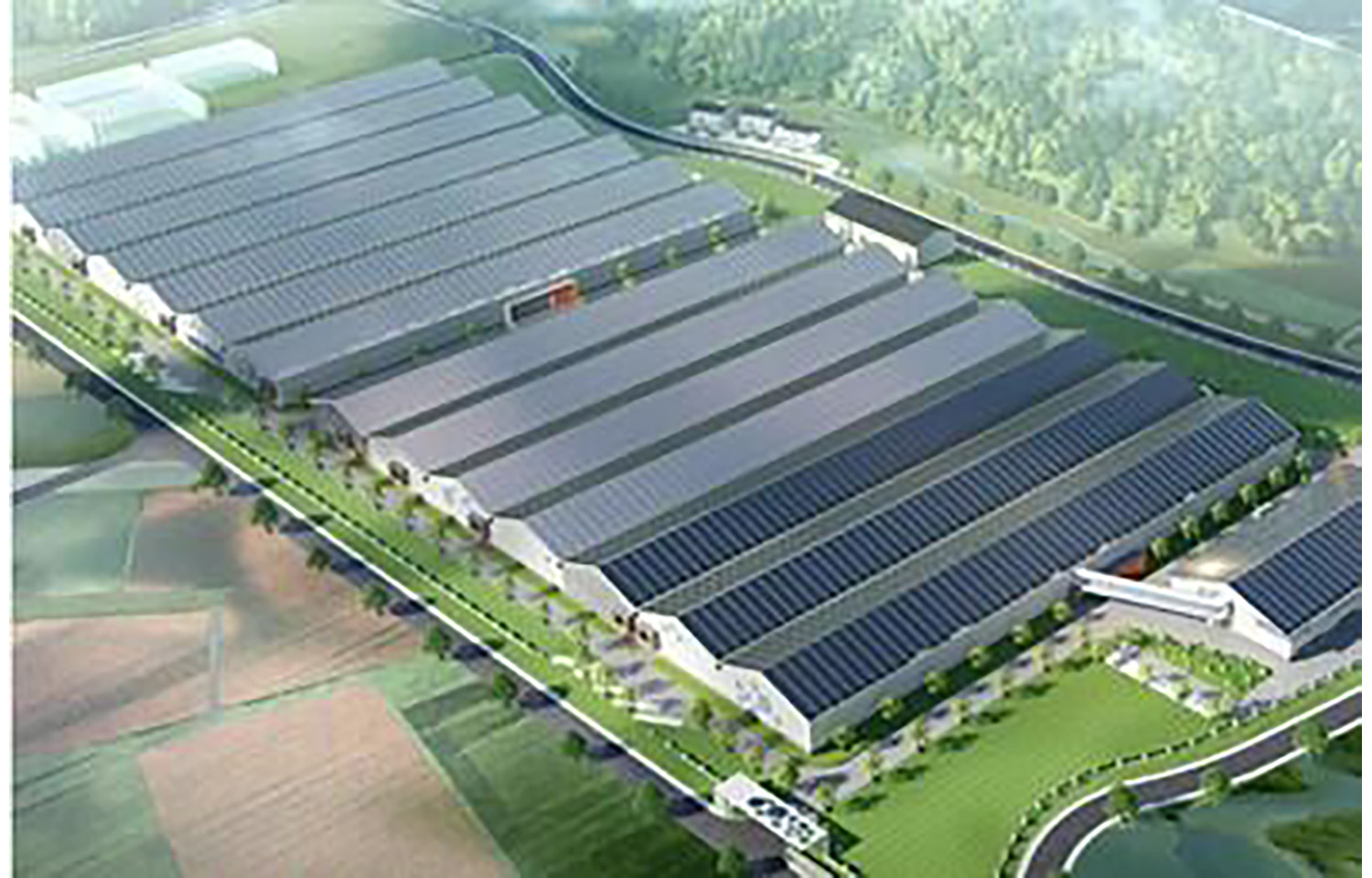 Rendering of Cermaq's new Chile facility
