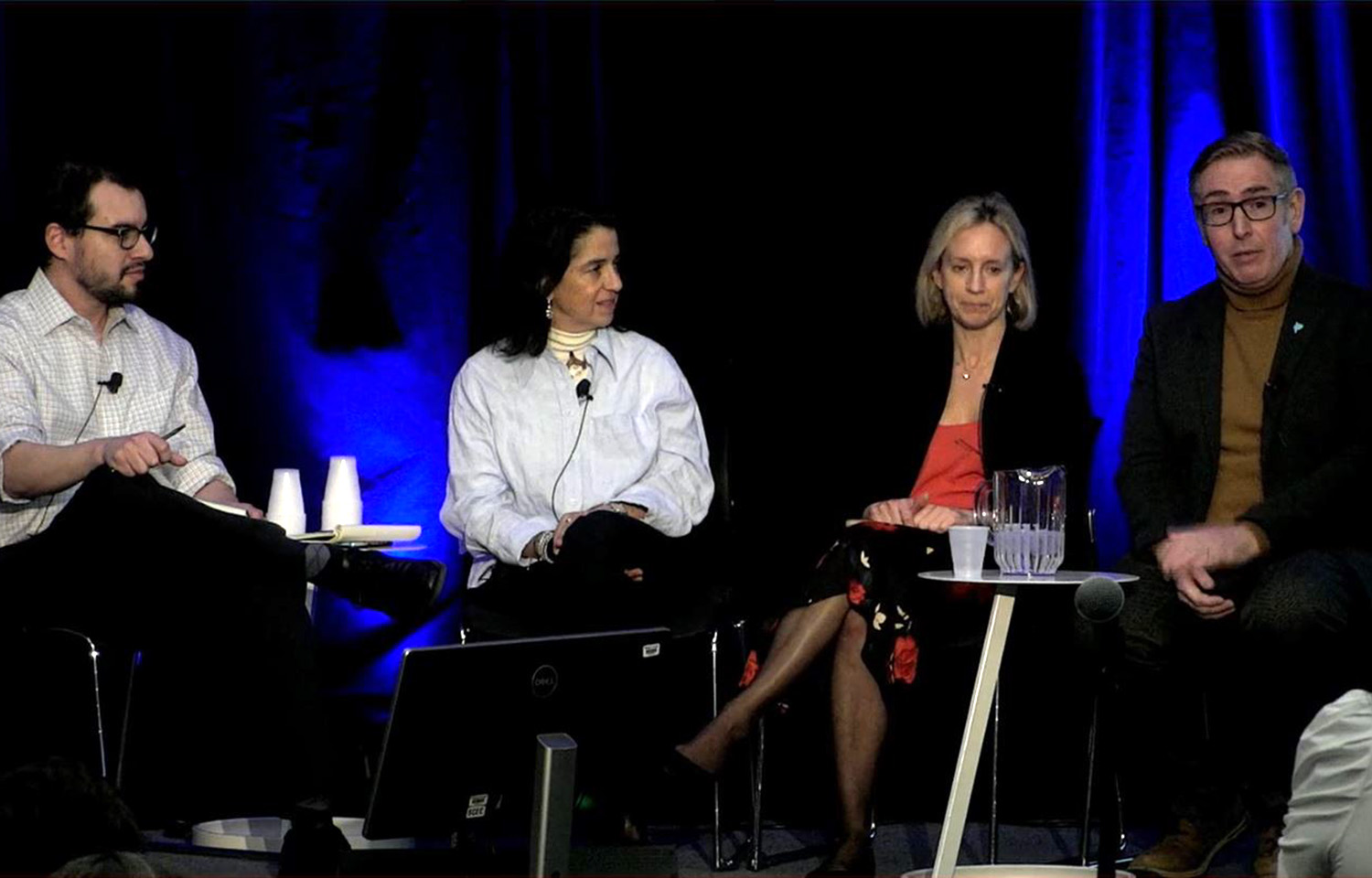 The panel on the intersection of climate policy and the seafood industry at SENA 2023.