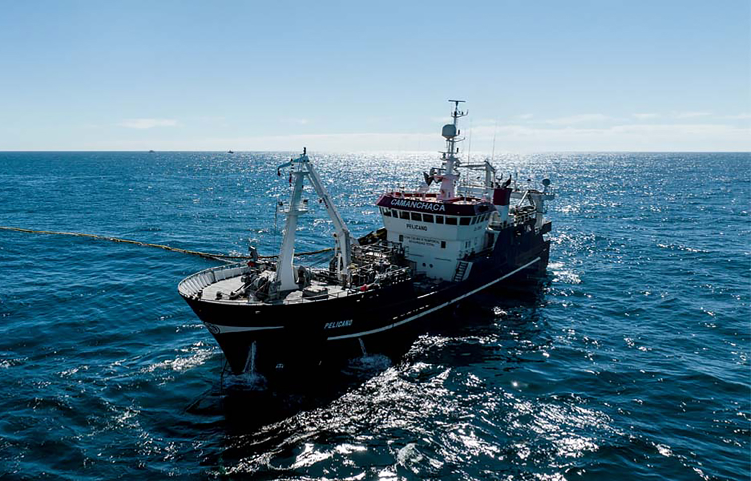 A Camanchaca fishing vessel