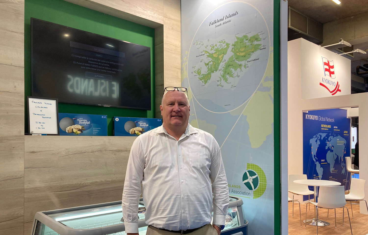 Falkland Islands Fishing Companies Association Executive Secretary James Bates.