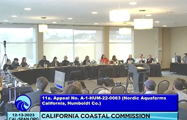 A live-stream of the meeting of the California Coastal Commission