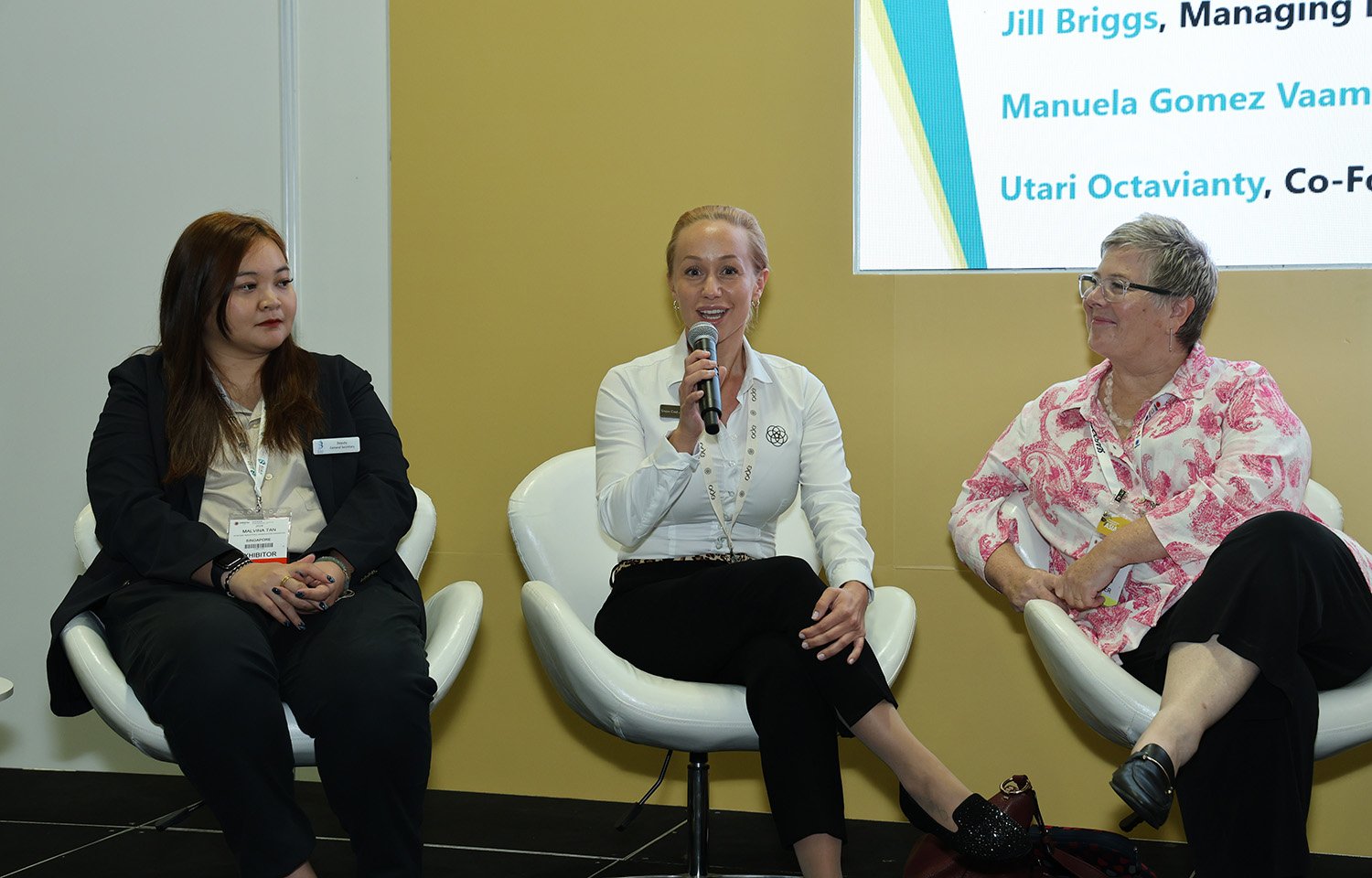 A panel at the 2024 Seafood Expo Asia conference