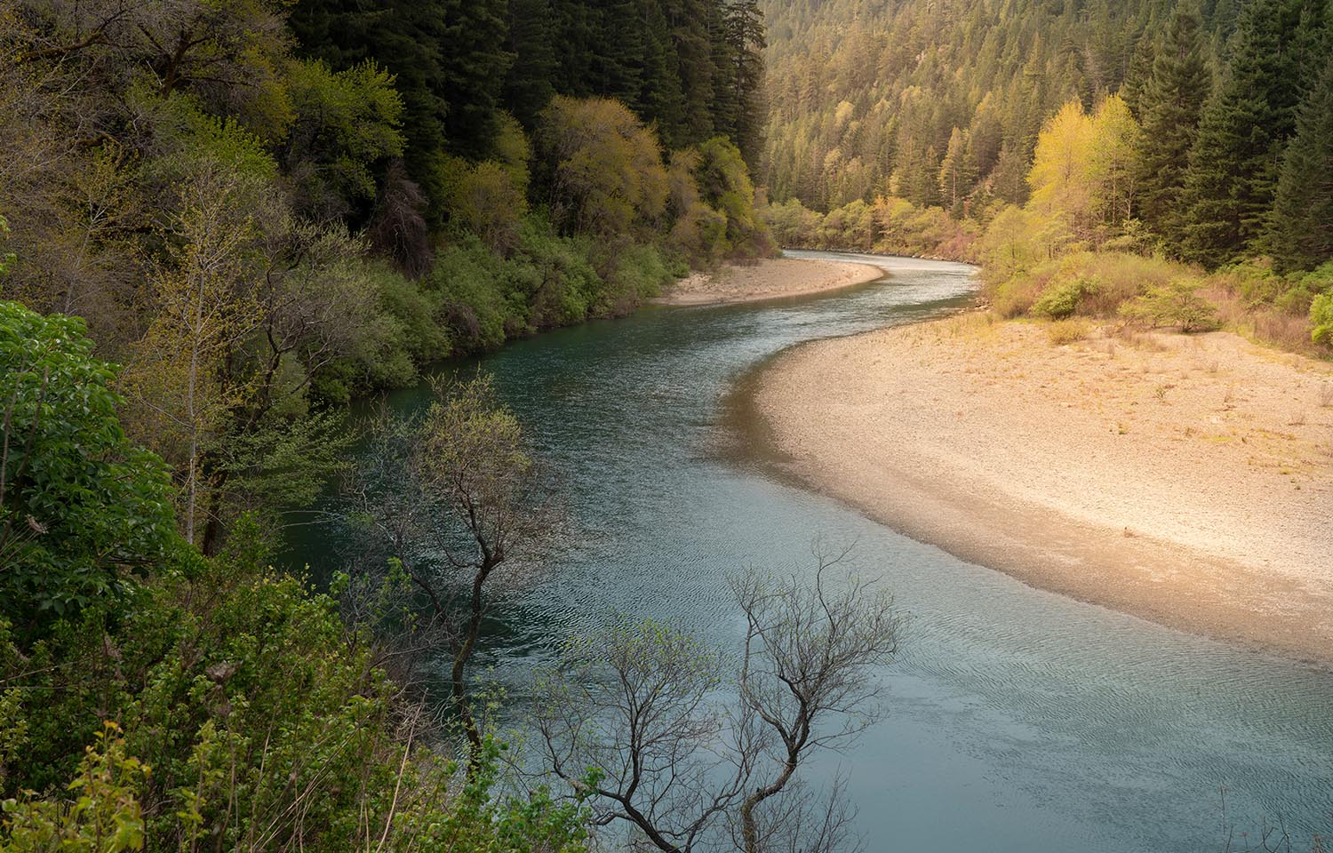 The Eel River in California